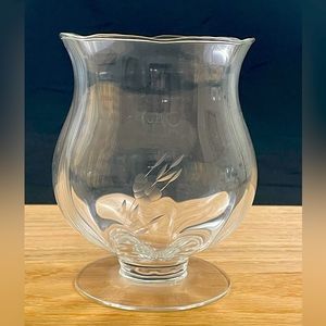 Princess House crystal container 5.75” tall